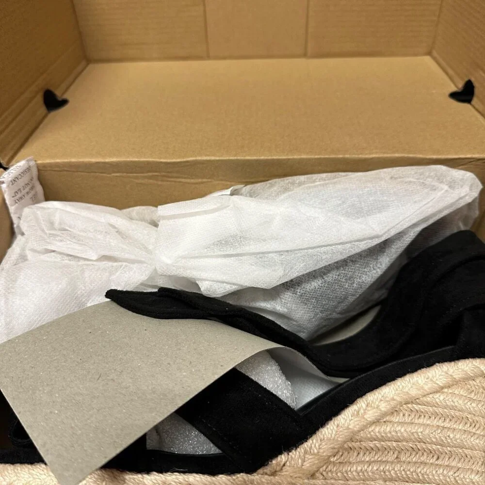 NIB Black Coutgo Espadrilles Sz 9.5